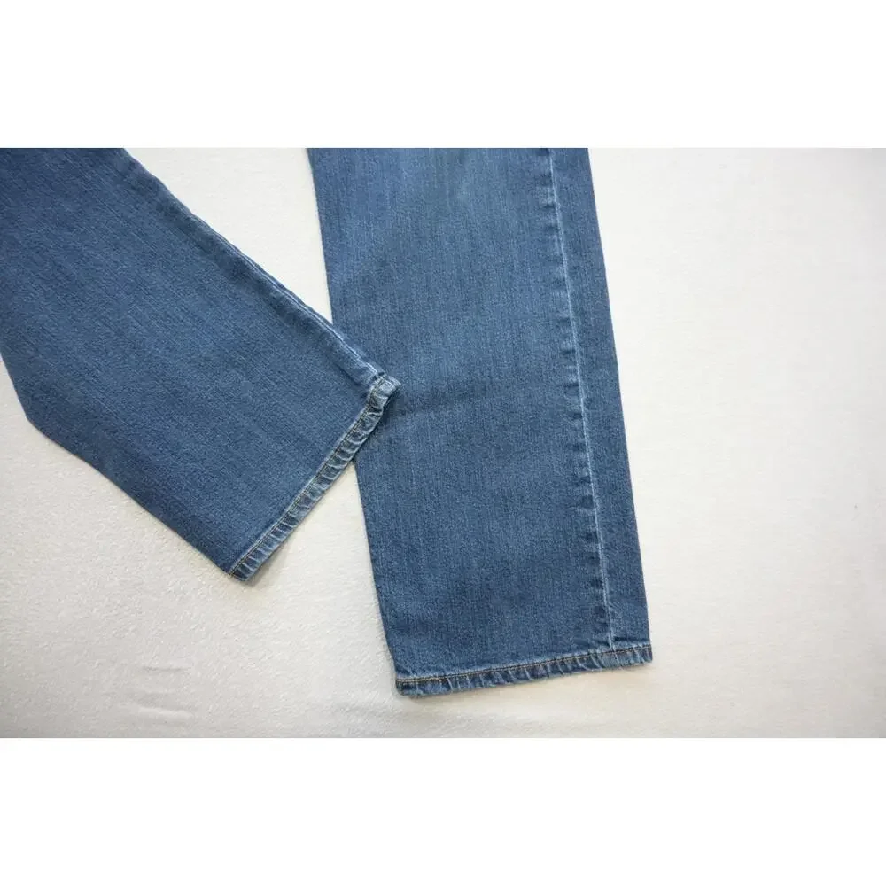 Levi's‎ 505 Regular Fit Straight Stretch Rugged Denim Blue Jeans Mens Sz 40 x 32